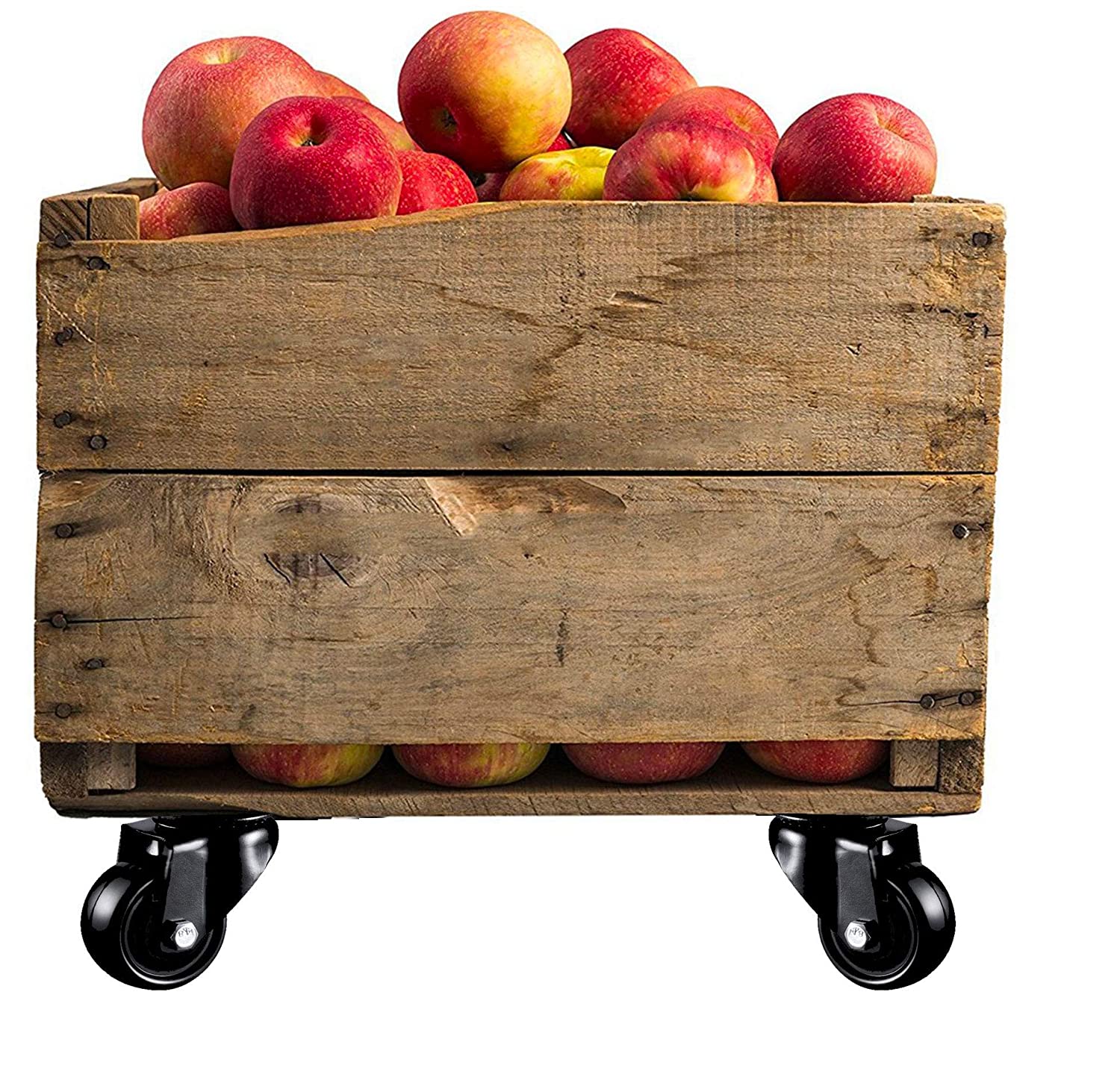 GBL | Castor Wheels 50mm + Screws | 200KG | 4 Heavy Duty Furniture Wheels | Trolley Castors